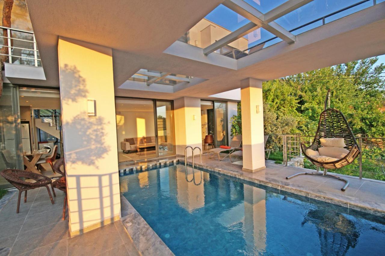 Villa With A Private Heated Pool, Jacuzzi, Overlooking Spectacular Views Of The Sea Kaş Exterior foto